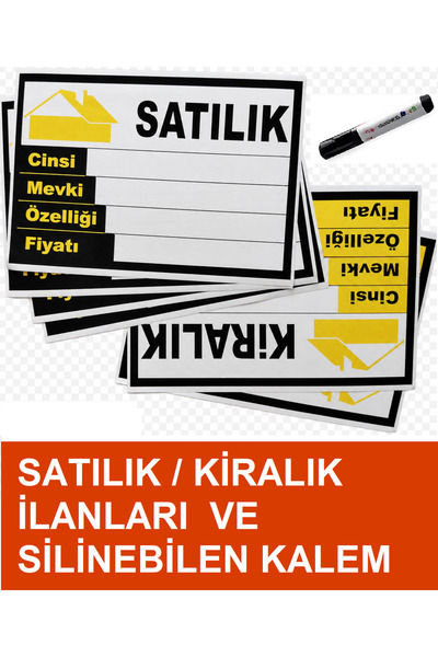 ETİKETLİK FİYATLIK Asma Halkali Real Estate Display Frames Orange 12Pcs Yaz-S...