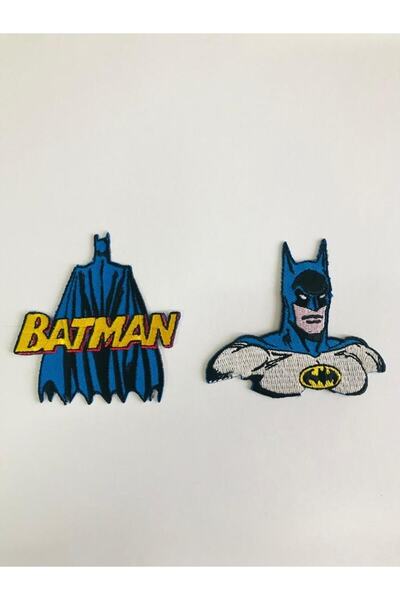 DC COMICS - BATMAN Iron-On Woven Coat of Arms - Patch - Patch Batman 2-Piece ...