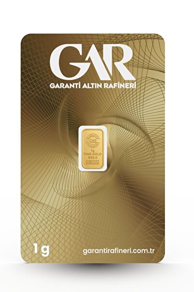 Garanti Altın Rafineri Garanti Gold 1 gr Gram Külçe Altın 24 Ayar