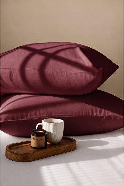 EVA Husa de perna din bumbac de culoare burgundy cu husa din material Ranforc...