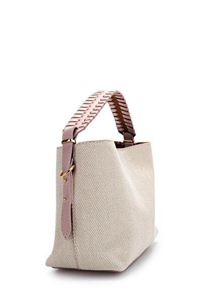 minebag Geantă crossbody pentru femei cu aspect de dantelă și detaliu curea f...