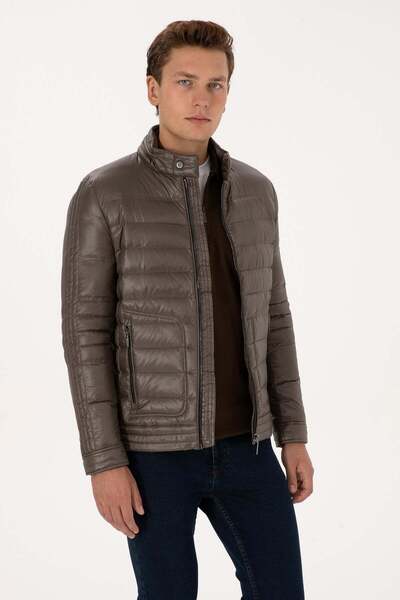 U.S. Polo Assn. U.S. POLO ERKEK SLİM FİT KAZ TÜĞÜ SPOR MONT 2246527 MORE25K