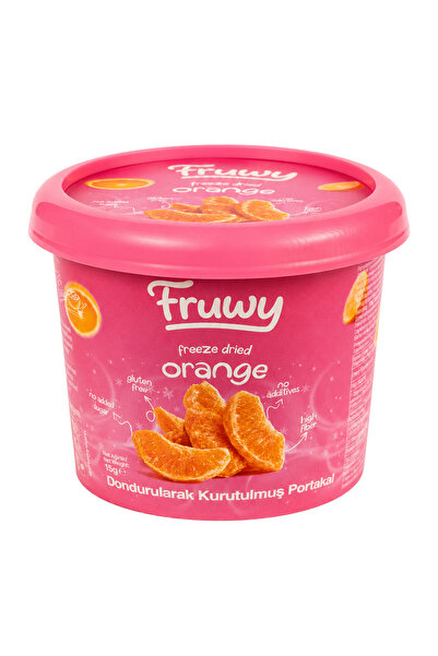 fruwy Freeze Dried Portakal Kova (Dondurularak Kurutulmuş Portakal) 15g
