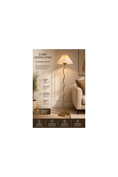 Vivense EVA ESKİTME LAMBADER PİLELİ KREM ABAJURLU