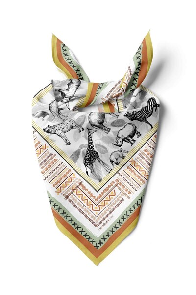 Modabutik Violla F61 AFRICAN ETNIC TASARIM BANDANA