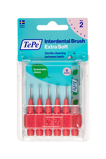 TePe Blister X Soft 0.5 mm Kırmızı 6 lı