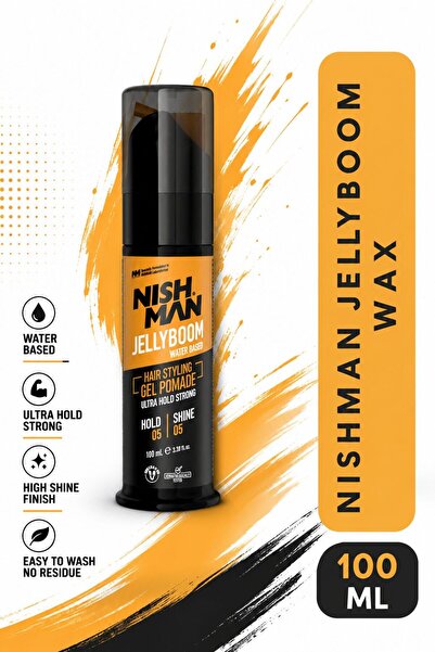 NISHMAN JELLYBOOM TÜP WAX HEM JEL HEM WAX 2 Sİ 1 ARADA / 100 ML
