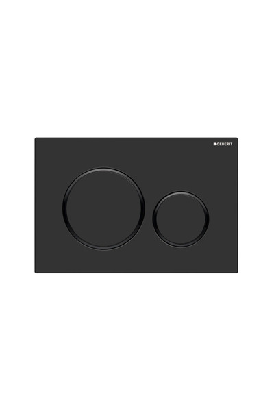 Geberit Sigma20 115.882.16.1 Kumanda Kapağı - Çift Basmalı - Mat Siyah/Siyah/...