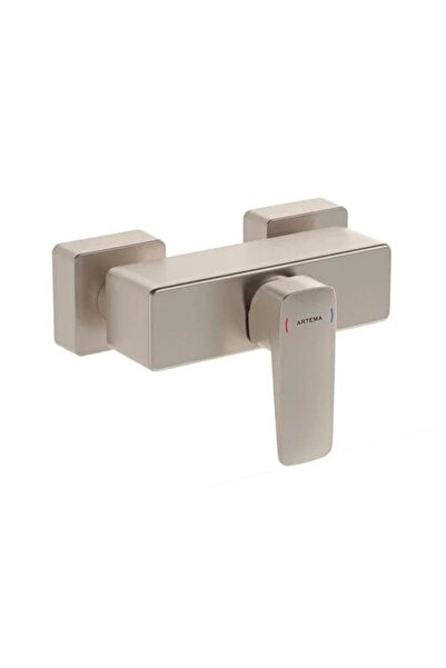Artema Root Square Duş Bataryası A4276134 Fırçalı Nikel
