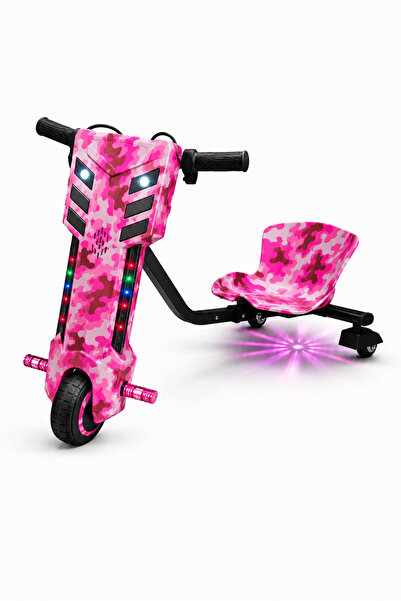stars pearl Mini Electric Drift Scooter for Kids (6" Wheels) - 3 Speeds with ...