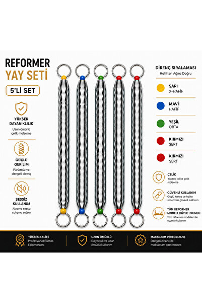Efu sport Reformer Taşıyıcı Alt Takım Yay 5 Adet