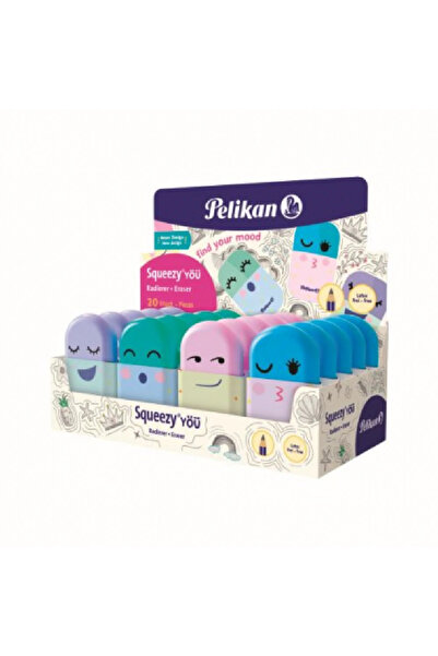 Herlitz Radiera Squeezy You, culori pastelate