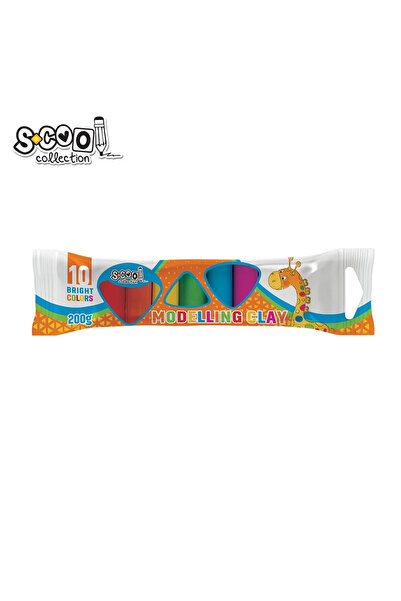 OEM Plastilina, 10 culori/set, 200g