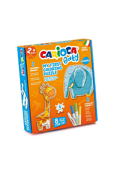 carioca Set puzzle si 8 carioci Animals Baby
