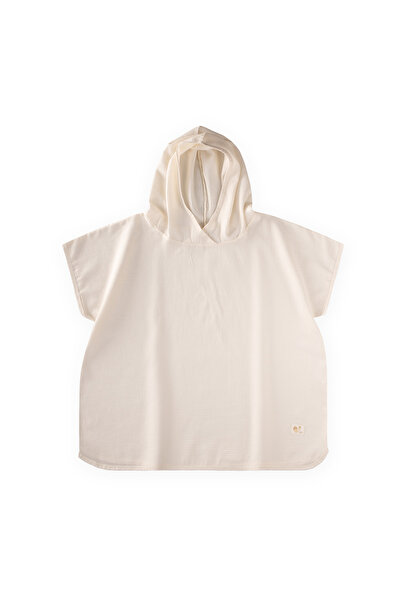 Cigit Poncho standard din piqué natural