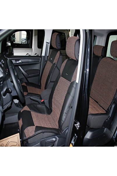 Space Leather Rug Cushion Black-Tan / Klmny184