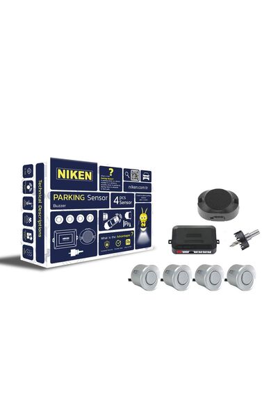 Niken Araç geri park sensörü bip bip ses ikazlı gri göz