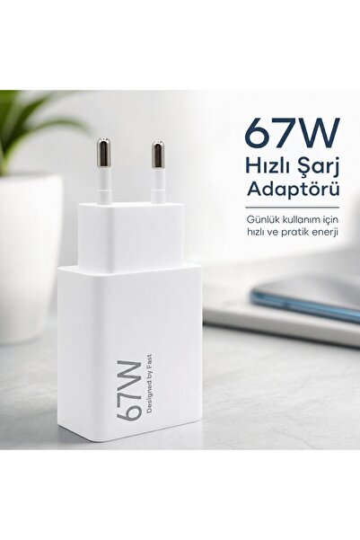 RİO TECH 67W Hızlı Şarj Adaptörü - Güvenli ve Etkili Enerji Çözümü