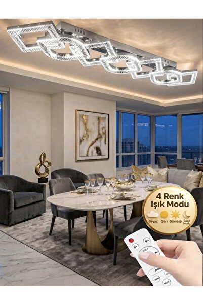 Genel Markalar Lucia Model 7"li Gümüş 3 Renk Modu Yemek Masası Oturma Çocuk Y...