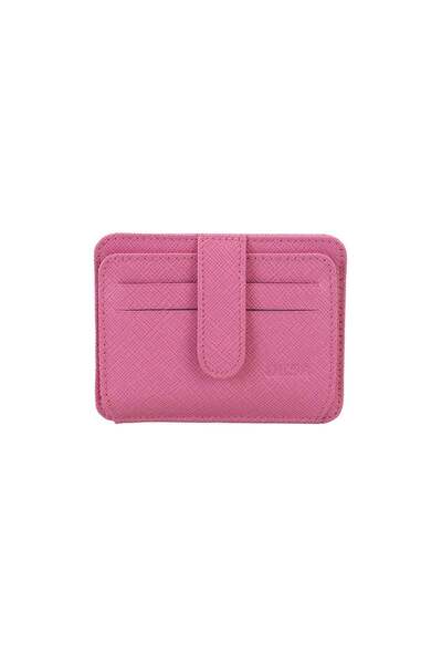 Desa Γυναικεία δερμάτινη κάρτα Lenora Pink