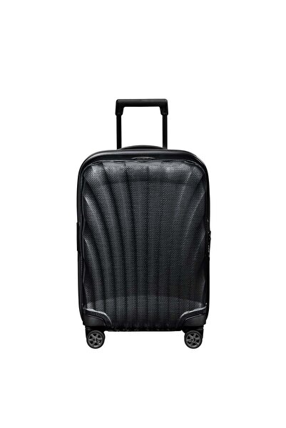 Samsonite C-Lite Spinner Siyah - 4 Tekerlekli Körüklü Kabin Boy Valiz 55cm