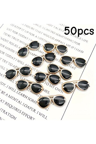 Choice1 50pcs 10/50pcs Mini Cute Cartoon Fashion Glass Charms, Resin DIY Jewe...