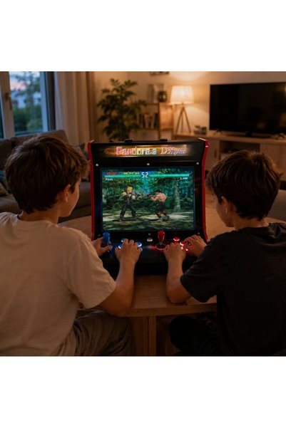 schitec 4KHD 3D Pandora 9800 Arcade Oyunlu Taşınabilir Pandora Masaüstü Kabinli 17inç Atari Makinası