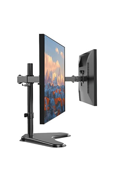 Ergoflex Ef42 13-27Inch Dual Arm Lift 2-8 kg Desktop Monitor Stand