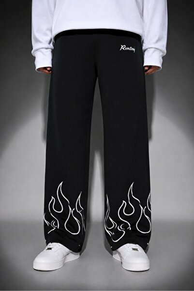 ZAVIXO Men's Wide Leg 100% Cotton Trousers Modern Street Fashion
