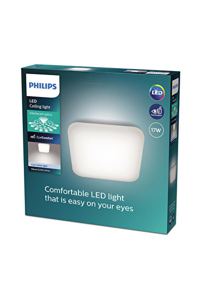 Philips Mauve Kare Tavan Lambası 17W 4000K Gün Işığı