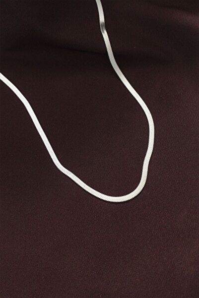 Inure Jewelry قلادة سلسلة إيطالية فضية اللون من الفولاذ 316L مقاس 60 سم