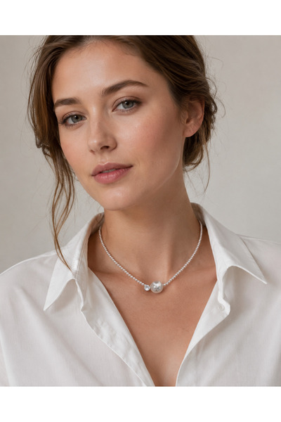 SIC MODA Colier Perle 6153