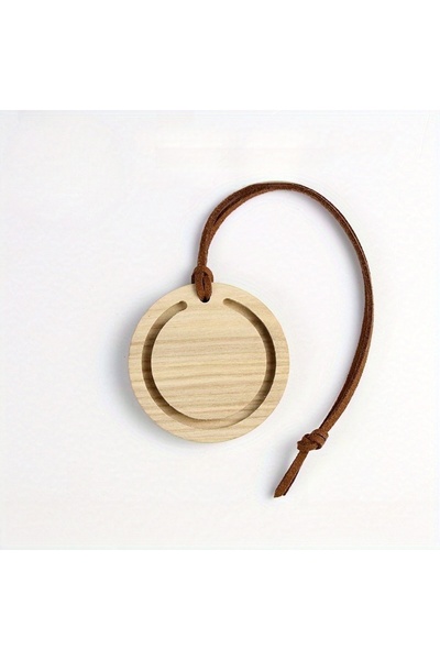 Choice White wax wood 1PC Round Premium Wood Diffuser - Handmade from White W...