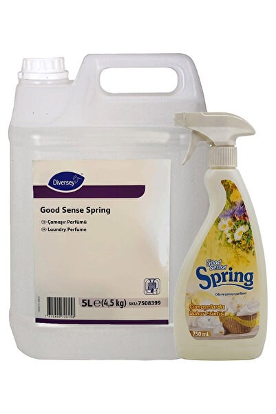 Diversey Good Sense Spring Oda ve Çamaşır Kokusu 5 L + 750 ml 2'li Set
