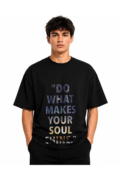 Inscriptie Unisex Βαμβακερό T-Shirt Υψηλής Ποιότητας  "Λάμψη της Ψυχής "
