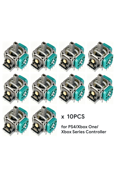 Choice4 10pcs for P4 X1 XSX DATA FROG Replacement 3D Analog Joystick For PS5/...