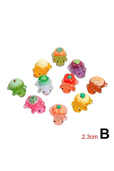 Choice B Cute Mini Luminous Turtle Ornaments Glowing in The Dark Miniatures T...