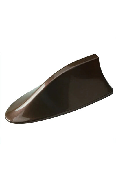 Choice8 Brown 1pcs Car Radio Shark Fin Car Shark Antenna Radio FM Signal Desi...