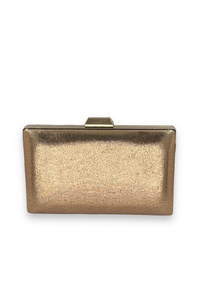 Biçanta Rose Gold Color Stone Case Evening Dress Bag Evening Bag Wedding Engagement Bag Clutch Bag