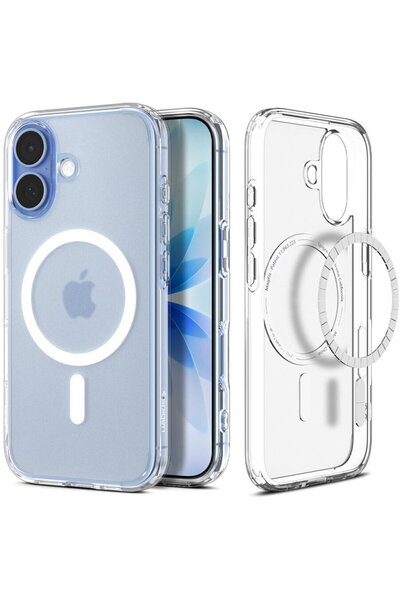 Spigen ULTRA HYBRID MAGSAFE IPHONE 17 ALB ÎNGHEȚAT