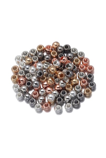 Choice37 5mm 100pcs Mixed 20-100pcs/lot CCB Big Hole Beads 4/5/6/8/10/12/14mm...