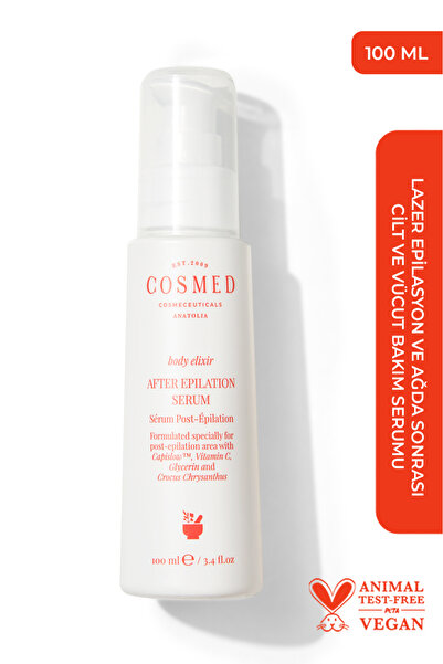 COSMED Lazer Epilasyon ve Ağda Sonrası Cilt ve Vücut Bakım Serumu/Body Elixir...