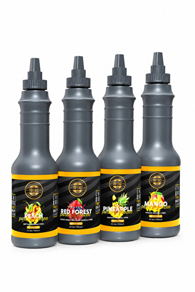 By Tüfekçi Tropikal Meyve Püreleri Avantajlı Set 4 x 1 Lt | Kırmızı Orman, An...