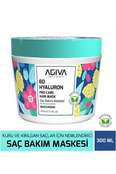 agıva 8d Hyaluron Kuru ve Mat Saçlar İçin Yoğun Nemlendirici, Güçlendirici Sa...