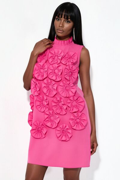 Hiccup MSN Rochie Mini Fără Mâneci Cu Broderie