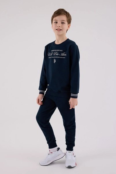 U.S. Polo Assn. 4-15 Years Licensed Us Polo Assn Boys' Suit-Navy Blue