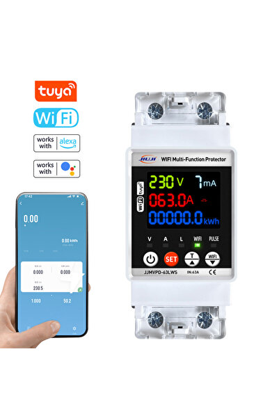 Choice إصدار واي فاي Tuya WiFi التلقائي لإعادة الإغلاق قاطع الدائرة الذكي أحا...