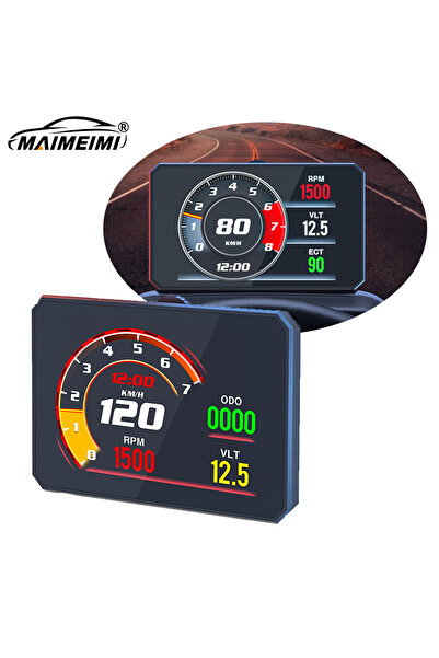 Choice P16 HUD Obd2 Display On-board Computer Car Speed Gauge Smart Digital T...