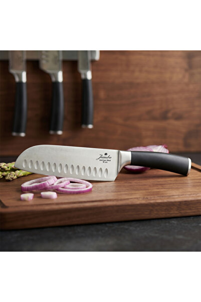 Jumbo New Utsuri Santoku Alman Çeliği Şef Bıçağı 18 cm