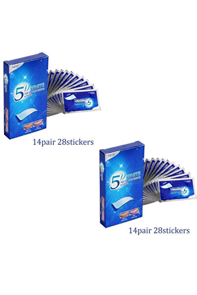 Choice 28pairs 56stickers 5D Whitening Teeth Strip Mint Scented Tooth Whitene...